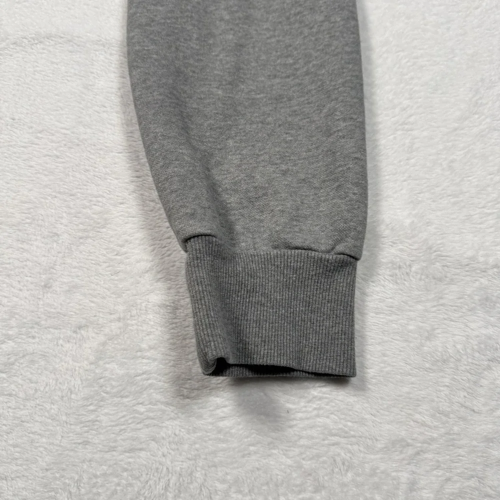 Puma Sweatpants Mens Small Gray Fleece Joggers‎ Ribbed Cuffs Logo 848417-03